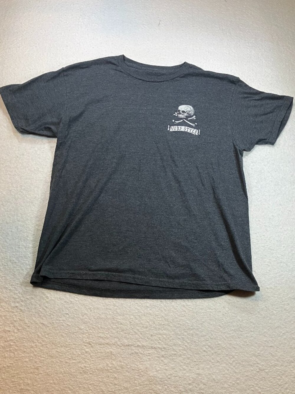 The Duck Company Surf‎ Style Graphic Clearwater Beach FL Grey T-Shirt Sz L